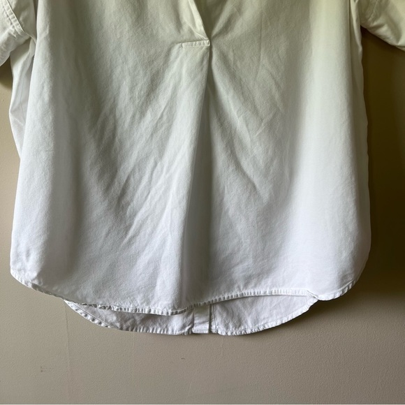 Madewell Courier Button-Back Top in Pure White Women's XS - Picture 4 of 12
